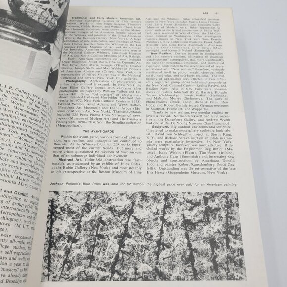 Vintage 1974 Grolier Encyclopedia Year Book | Rare Publishing Collectible - Picture 9 of 16